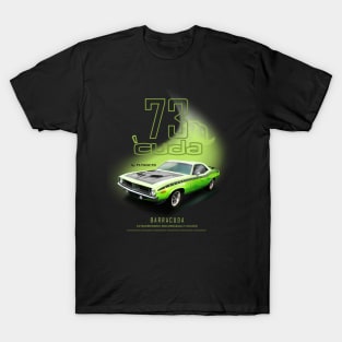 Cuda Plymouth 1973 T-Shirt